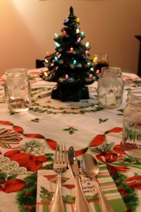 festive table
