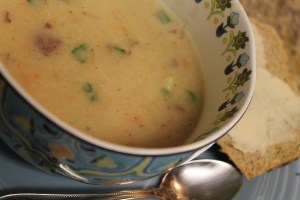 it just warms you as you eat it