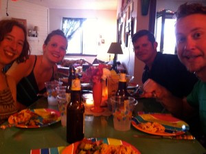 the crew was gathered