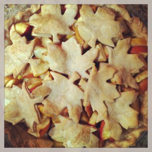 carmel apple - apple pie